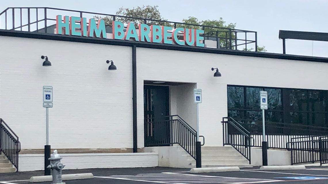 The new Heim Barbecue at 5333 White Settlement Road faces the West Fork of the Trinity River.