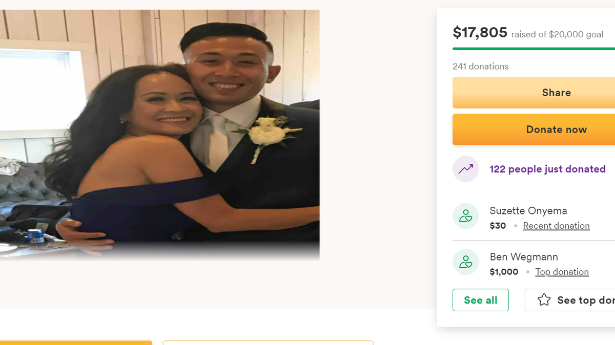 Mathew Yang, 25, Jasmine Huerta, 20, and Huerta’s dog died after a Ford truck, traveling west on eastbound I-30 near Belt Line Road, crashed into their vehicle around 1 a.m. 