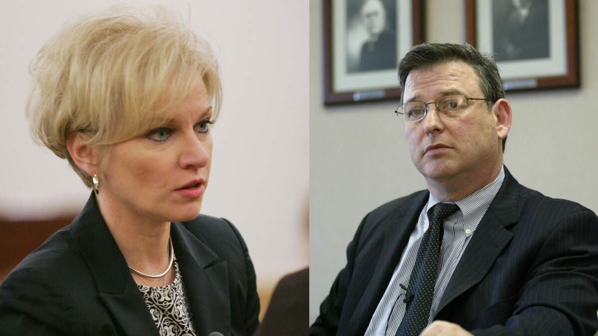 Former prosecutors Christy Jack and Robert Foran
