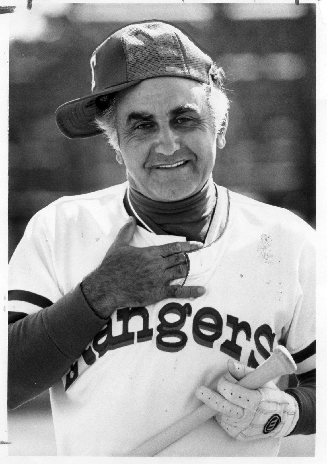 Former Texas Rangers manager Frank Lucchesi. Lucchesi replaced Billy Martin as manager. Fort Worth Star-Telegram File Photo