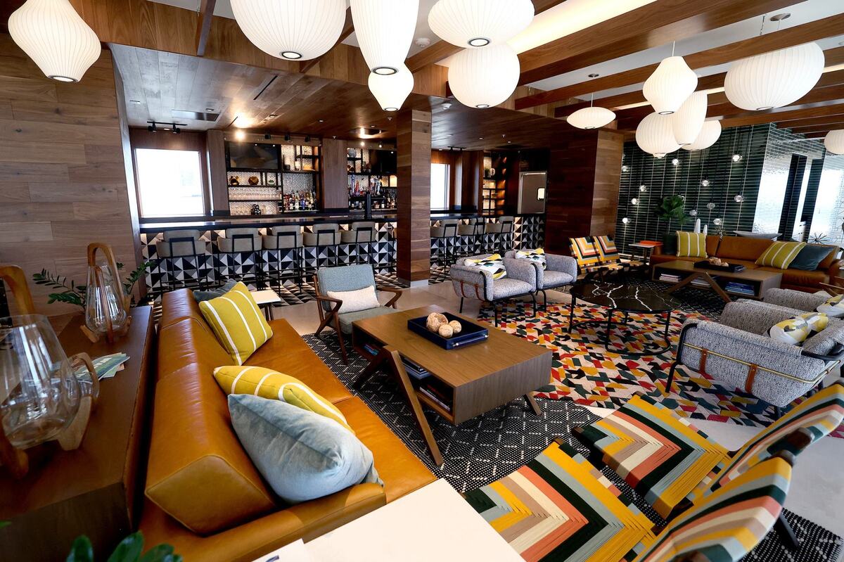 The penthouse floor of Le Meridien Downtown Fort Worth features the ANNEX rooftop lounge as seen on Monday, Aug. 19, 2024.