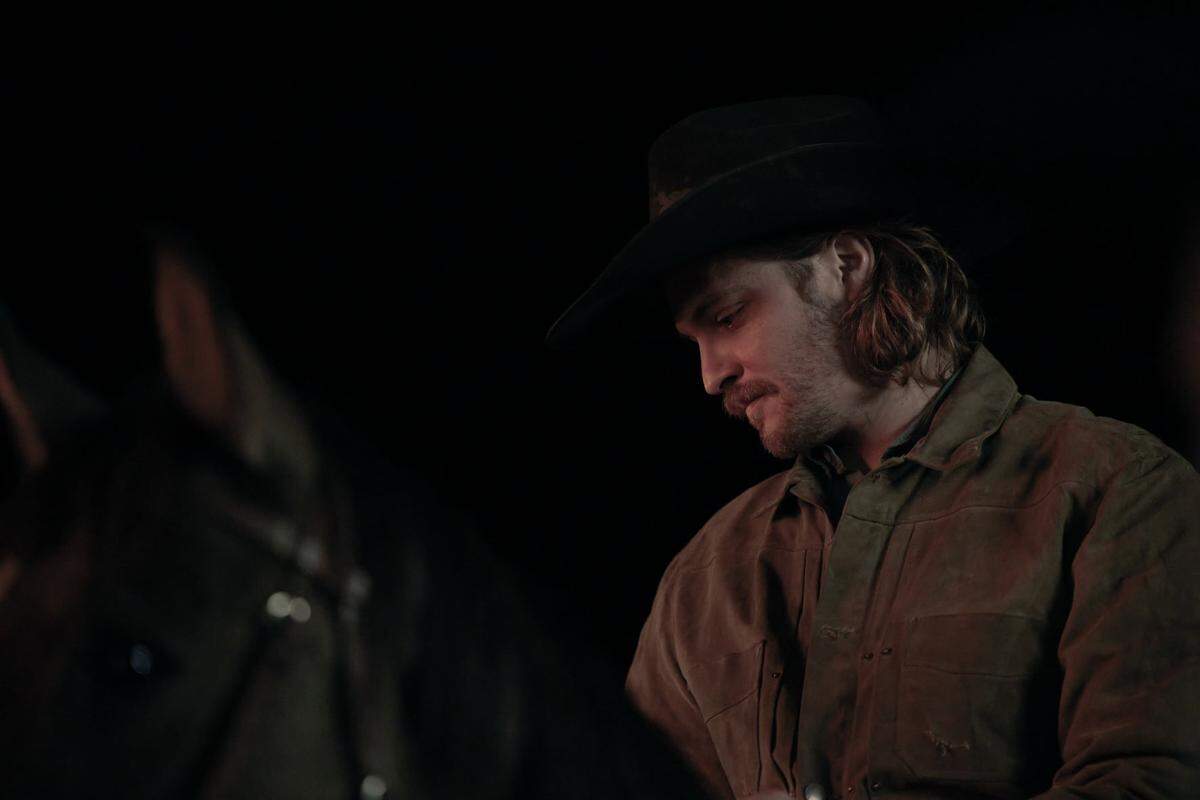 Kayce Dutton (Luke Grimes) prepares to head out to gather cattle in Season 5, Episode 5 of “Yellowstone.”