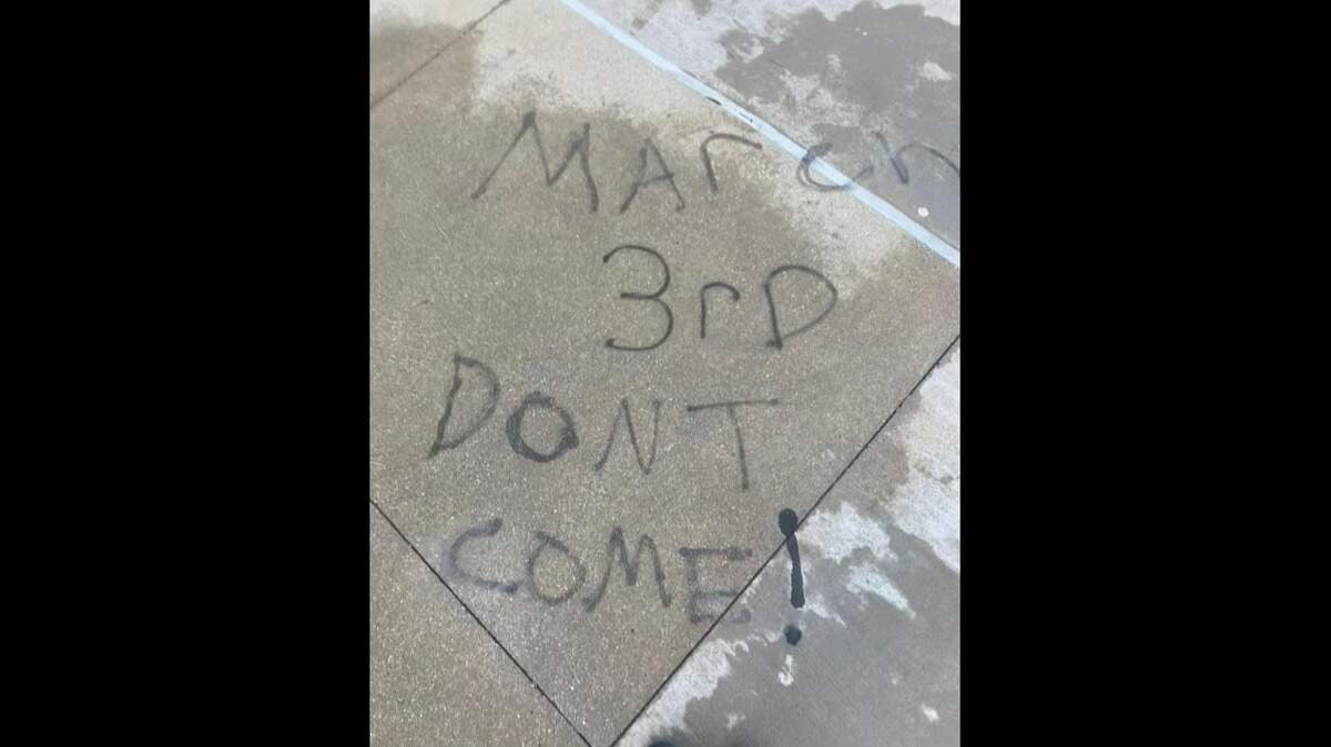 Police with the Eagle Mountain-Saginaw Independent School District are investigating incidents of vandalism involving racist graffiti and a threatening message found at two campuses on Monday, Feb. 27, 2023, district officials said.