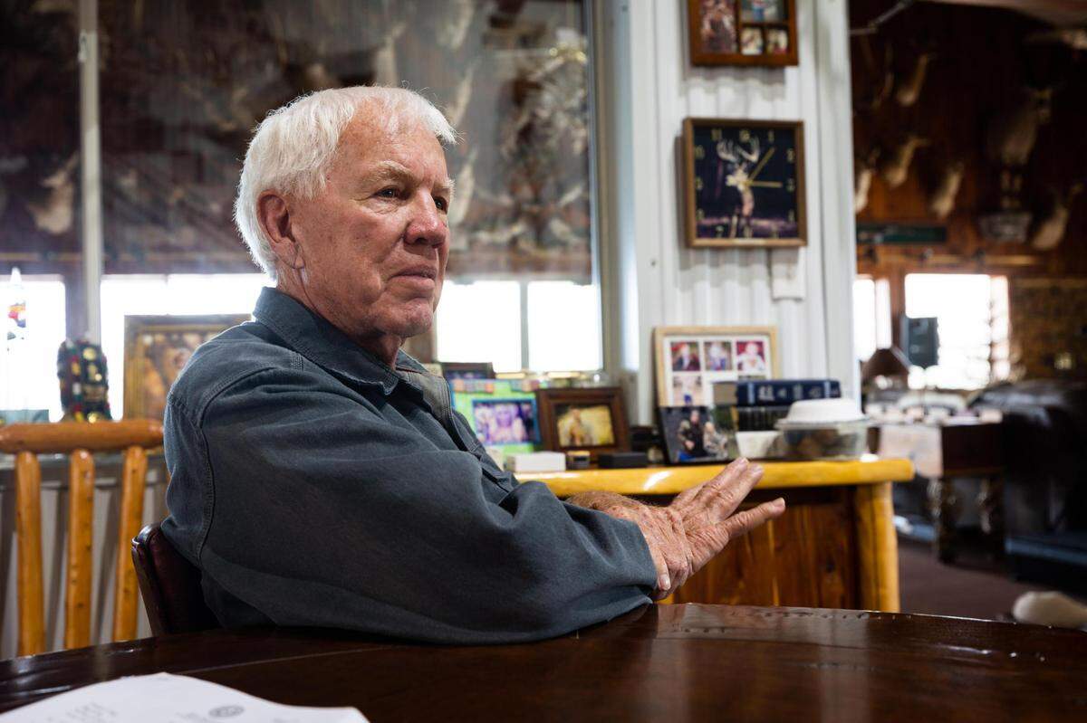 Robert Williams, pictured here at RW Trophy Ranch east of Dallas, has been breeding whitetail deer for more than 35 years. He’s now fighting the state, which wants to kill his herd after more than 100 deer have tested positive for a contagious deer-specific disease.