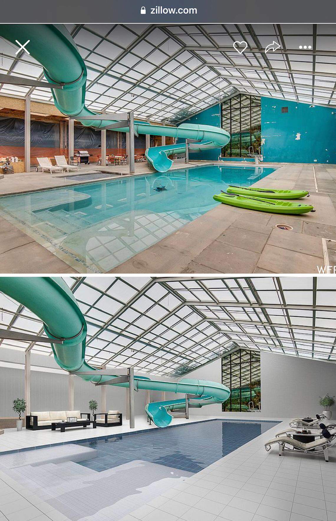 Pool/Projection of finished product