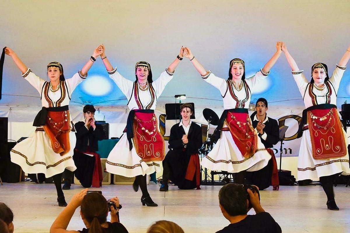 Dancers at the Mid-Cities Greek Food Festival in Euless.