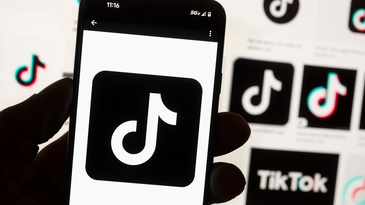 FILE - The TikTok logo is seen on a cell phone on Oct. 14, 2022, in Boston. (AP Photo/Michael Dwyer, File)