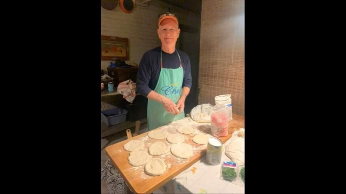 Many friends shared fond memories of Chuck Henson making homemade pizzas.