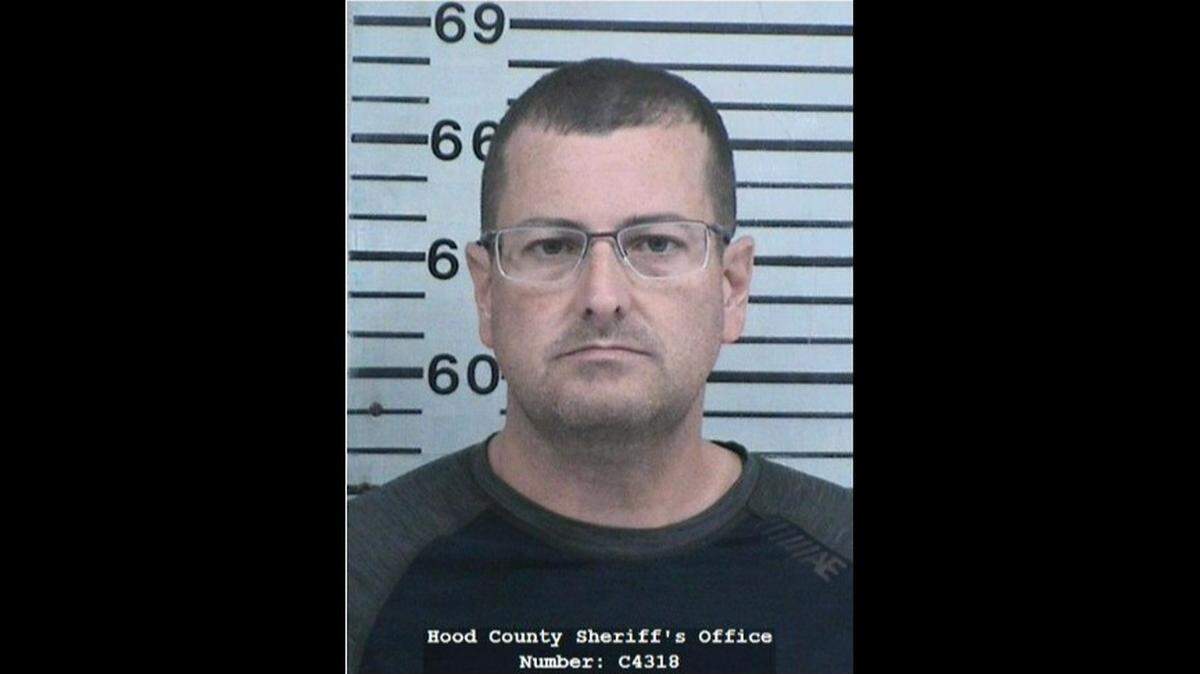 Brad Benson, a candidate in Tuesday’s Granbury city council election, was arrested Monday morning on felony charges of possession of child pornography, according to Hood County Jail records.