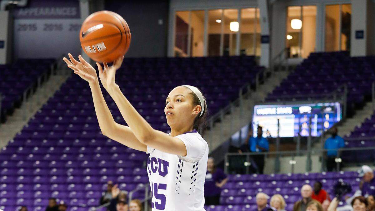 TCU defeated Prairie View A&M, 72-41, in the first round of the WNIT at Schollmaier Arena on Thursday night. Kianna Ray led the Frogs with 19 points.