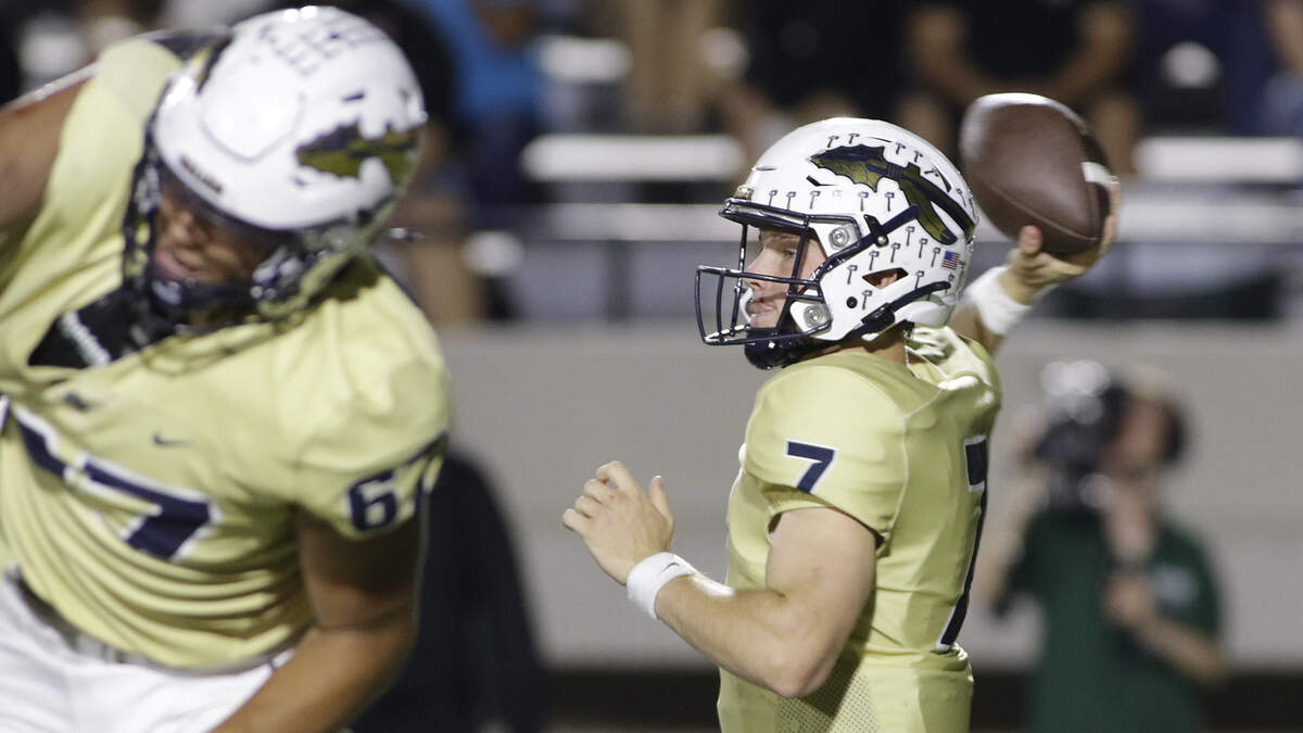 Quarterback Brock Burkett and Keller will likely advance to the playoffs out of District 4-6A with a win over Haslet Eaton on Friday at Northwest ISD Stadium.