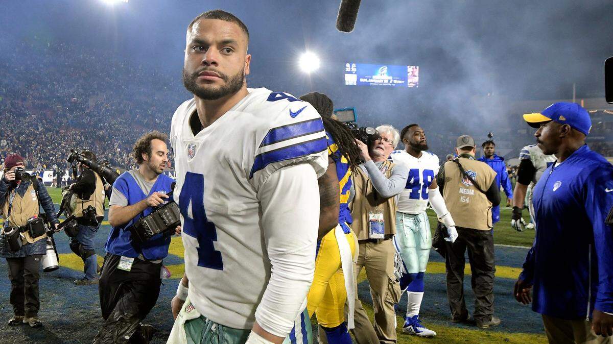 Frisco police say a dog owned by Dak Prescott escaped his home on Monday morning and bit someone.