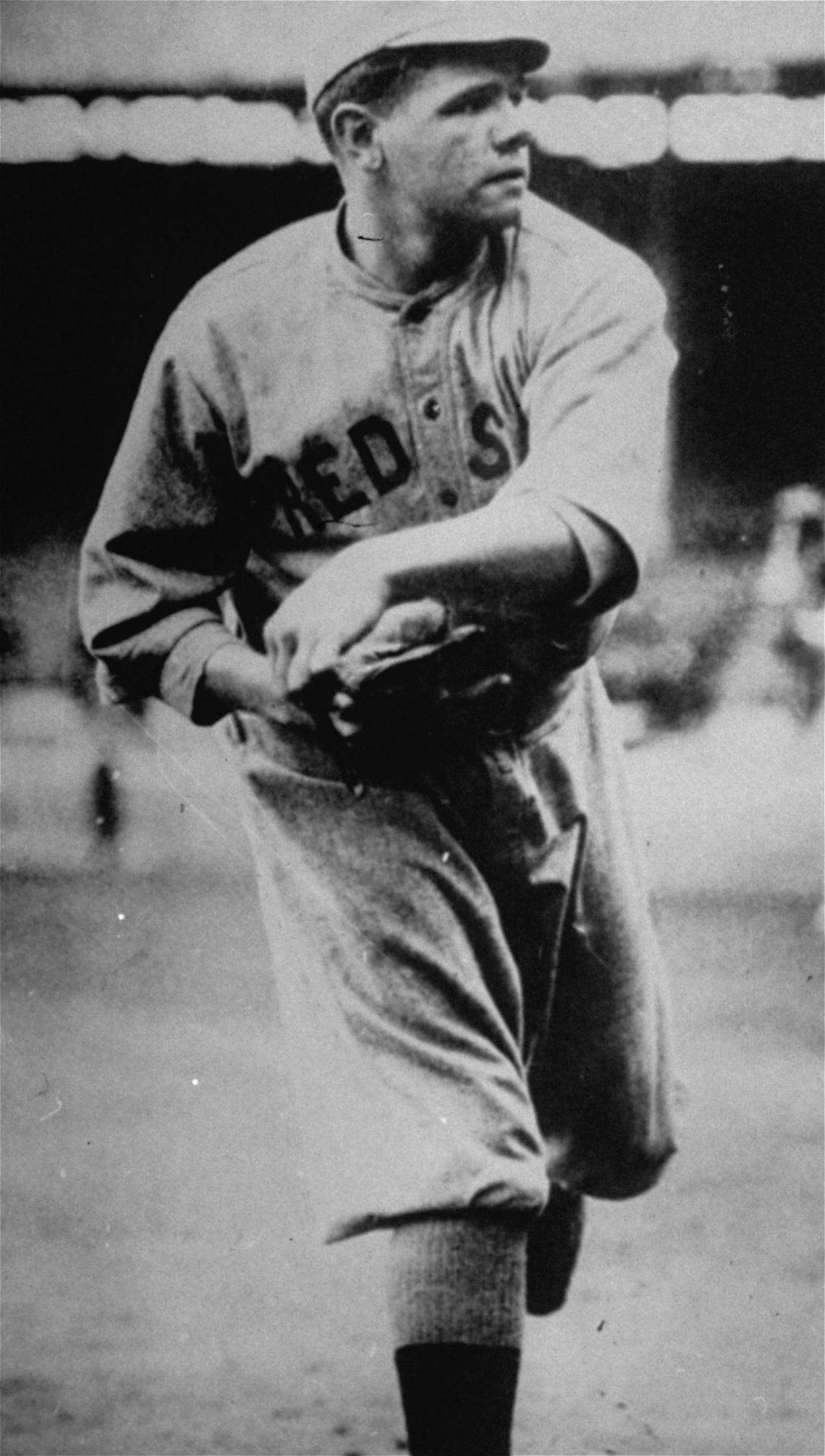Babe Ruth, pitching ca. 1916, was the leading pitcher on the championship Boston Red Sox team until his ability at the bat forced managers to put him in the lineup full-time. Ruth pitched for the Red Sox from 1914 to 1918, pitching in the World Series in 1916 and 1918, before joining the New York Yankees, where he became the Sultan of Swat. (AP Photo)