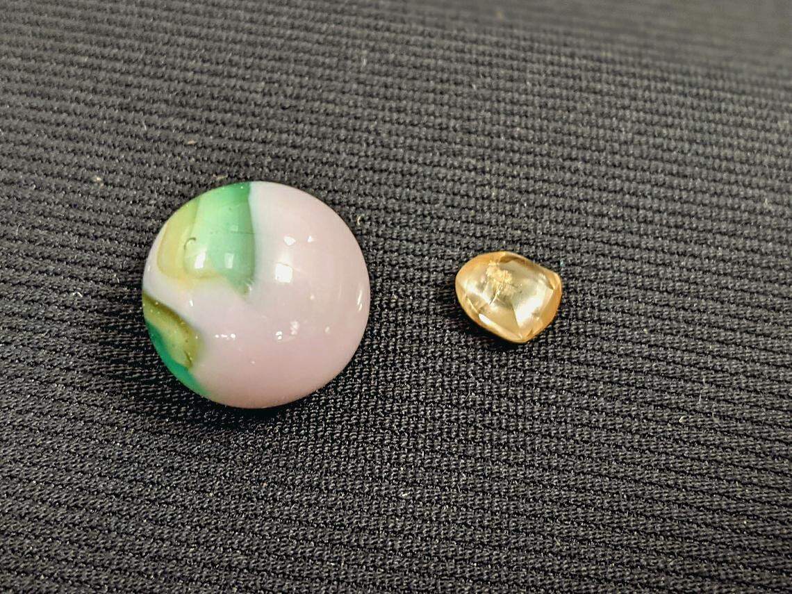 The diamond was described as a park official as “one-of-a-kind.”