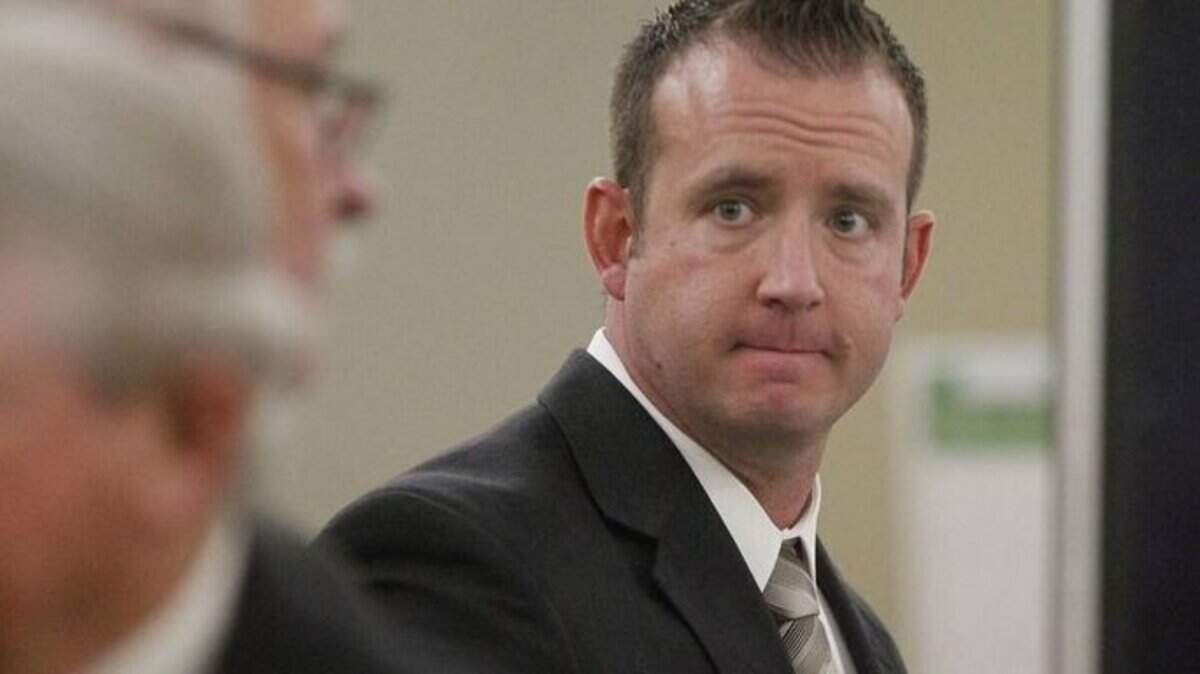Courtney Johnson has been allowed to resign instead of being fired by Police Chief Joel Fitzgerald for mistakenly shooting a man holding a barbecue fork.