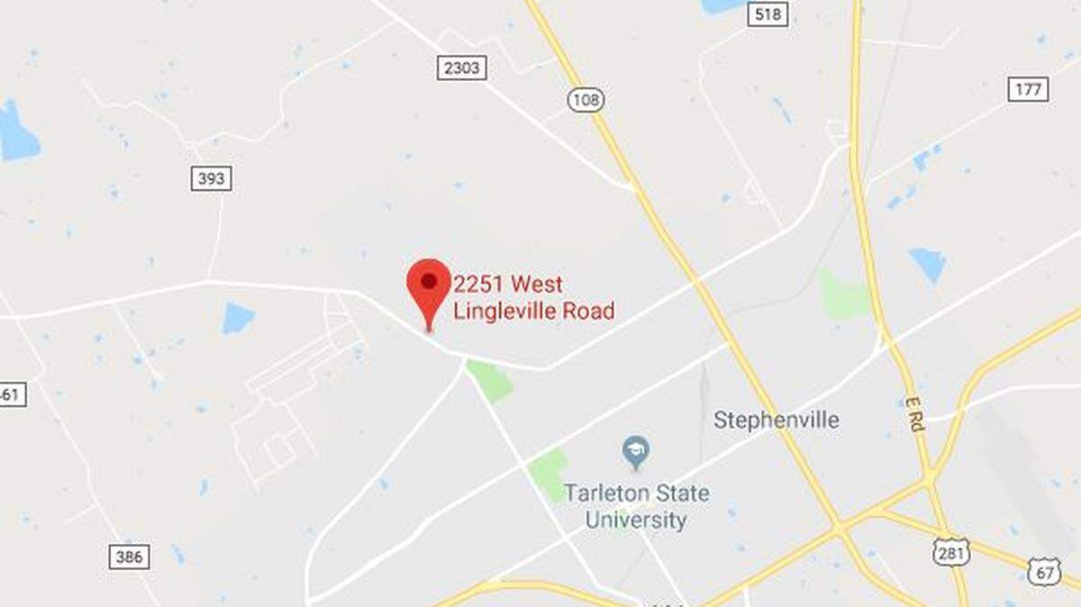 A woman was found shot at the Oak Tree Apartments in Stephenville early Monday.