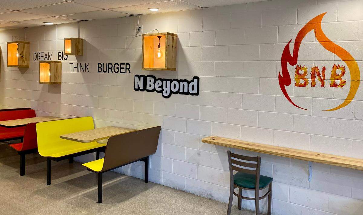 Burger N Beyond is in a grill next to a gas station in south Fort Worth.
