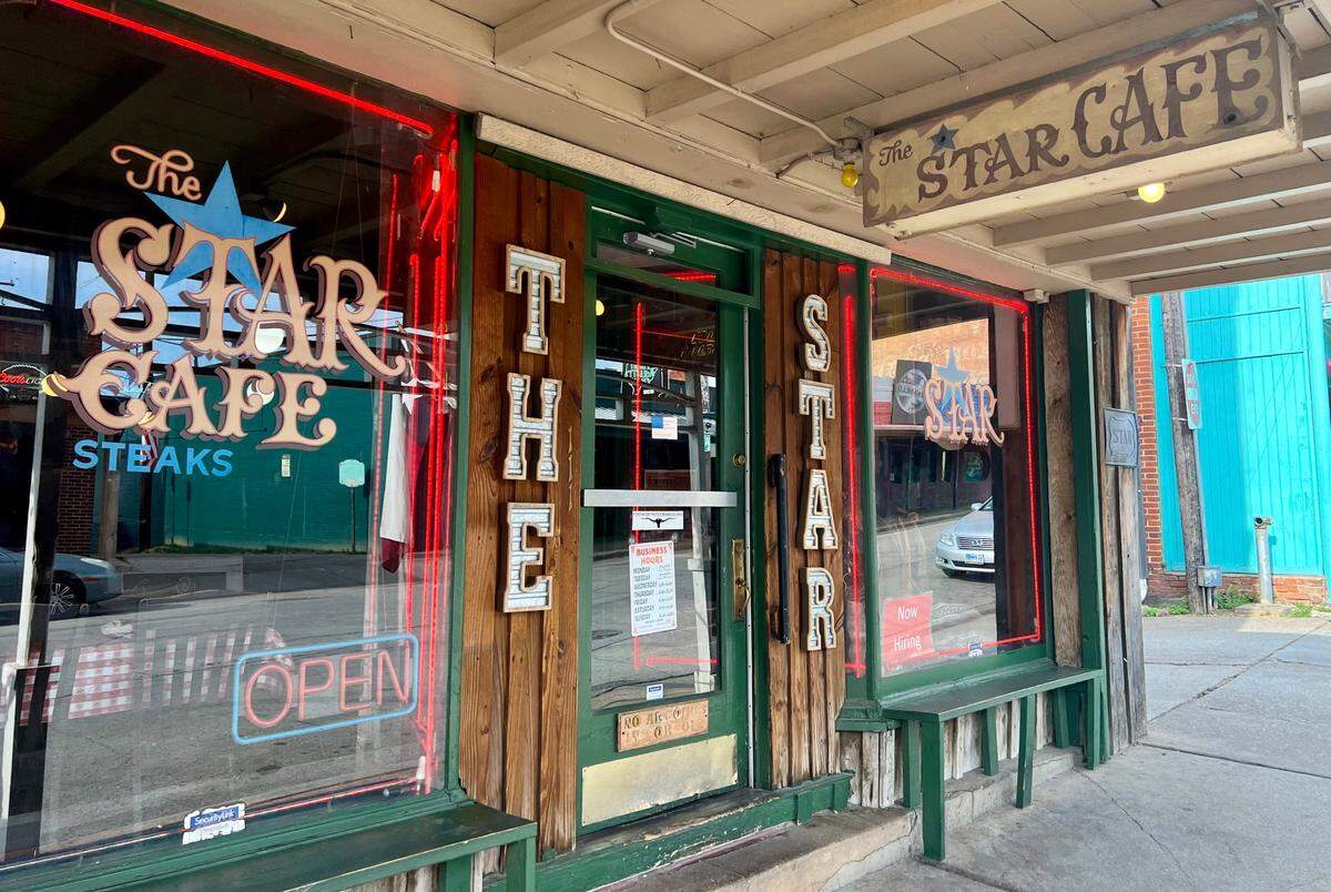 The Star Cafe, seen June 4, 2023, opened in 1980. In the 1930s, the building was home to Edna’s Star Cafe.