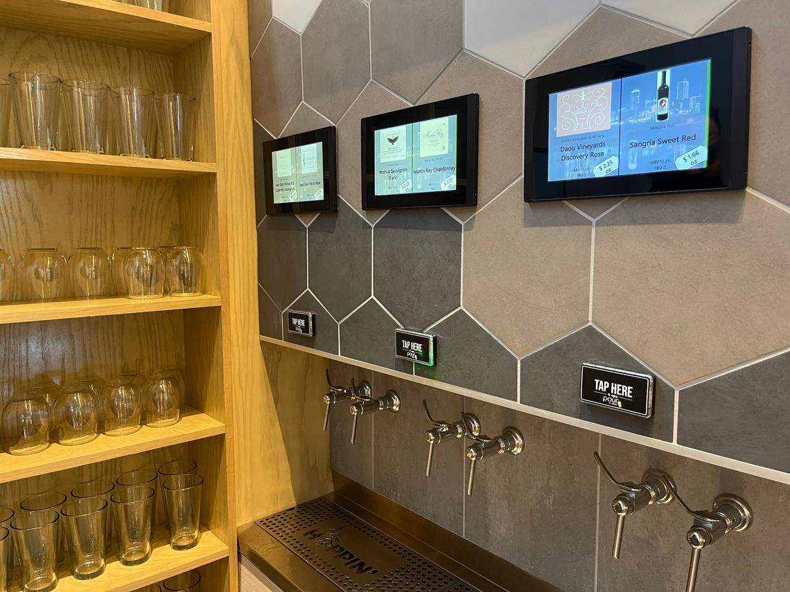 Hoppin’ offers six different wines for those non-beer drinkers.