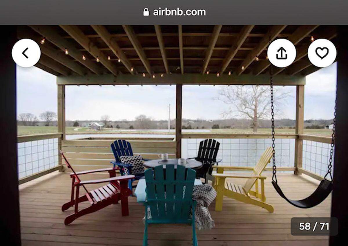 Deck area