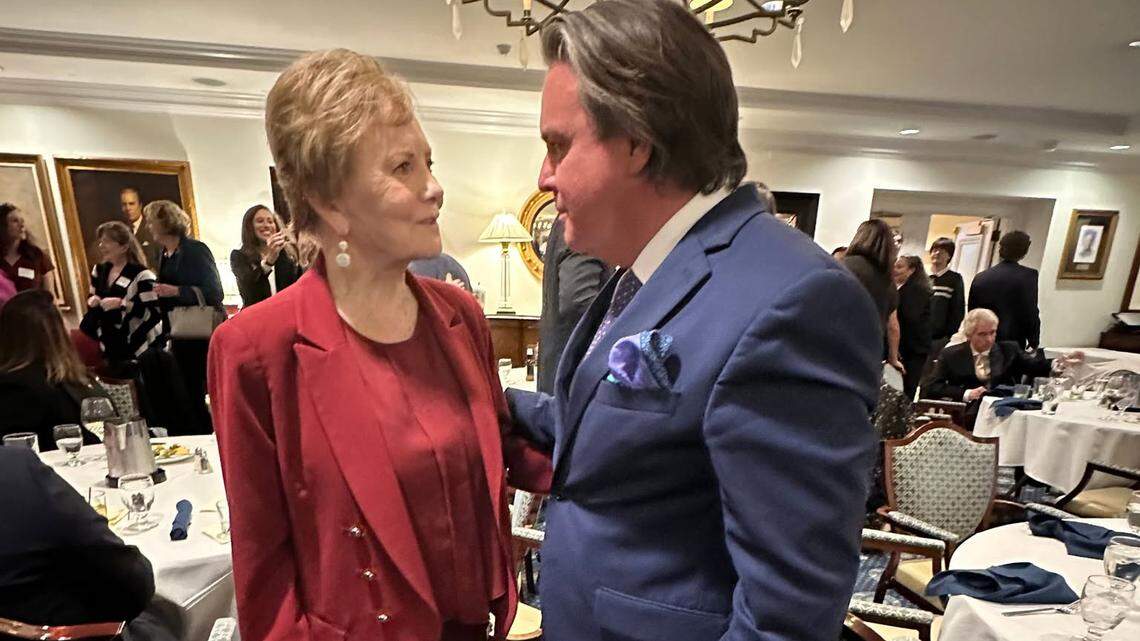 Fort Worth Congressman Kay Granger and Fort Worth City Councilman Michael Crain.