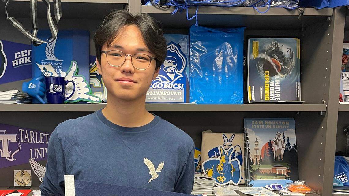 Jeff Choi of Central High School in Keller received a full four-year scholarship through the QuestBridge National College Match program. He will attend Rice University.