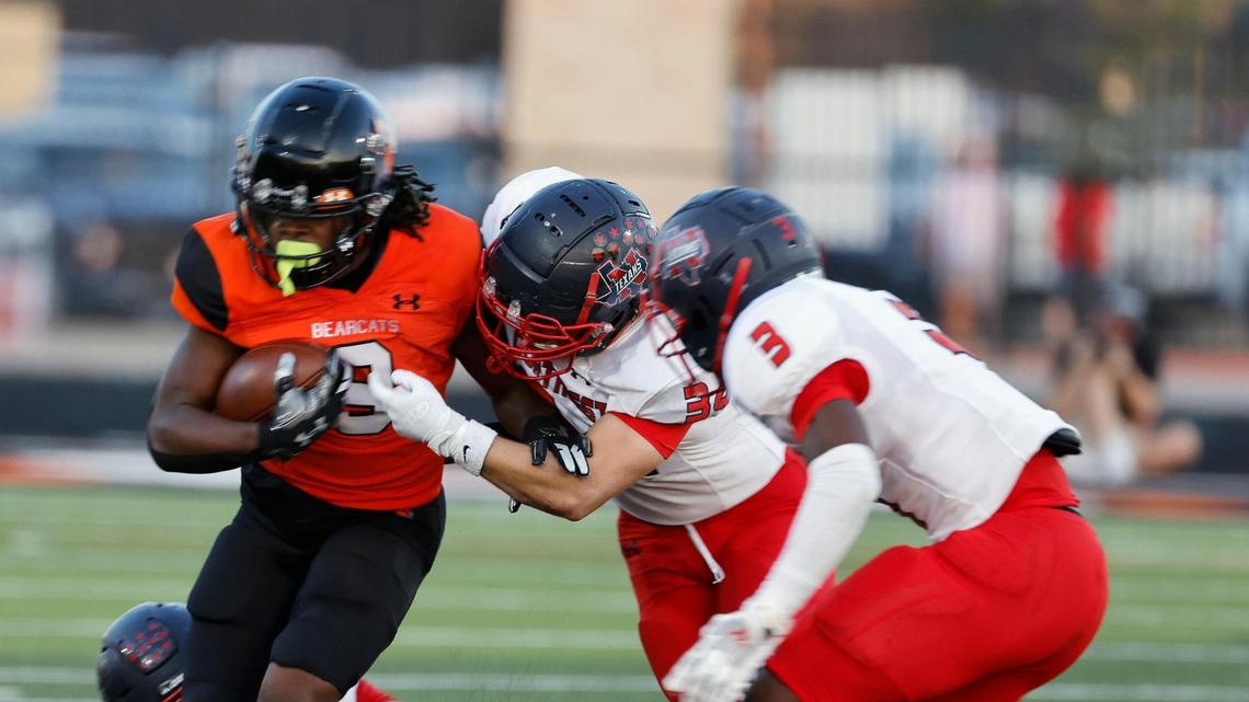 Aledo running back Raycine Guillory (9) is the Preseason Offensive Player of the Year.