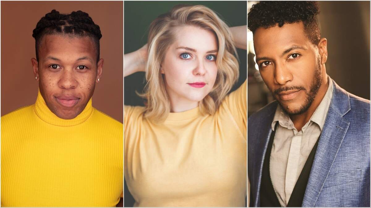 Eean Cochran, left, Lili Froehlich and John Devereaux are part of “Hamilton” at Bass Performance Hall in Fort Worth on June 11-23. Devereaux is a 2012 graduate of TCU; Froehlich is a 2009 graduate of the Fort Worth Academy of Fine Arts; and Cochran graduated from Grapevine Faith Christian School in 2010.