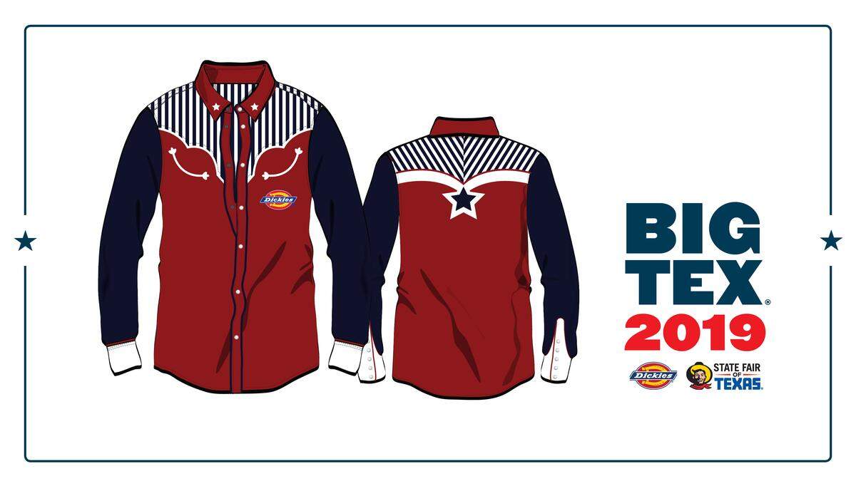 Big Tex’s new shirt for the 2019 State Fair of Texas