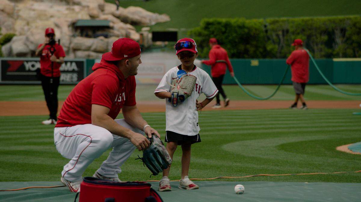 Seven-year-old Eli Velasquez of Corsicana had the unique experience of spending a day with Mike Trout and the Los Angeles Angels thanks to Mak-A-Wish Kids. His day can be seen on ESPN’s “My Wish” series on their July 16 edition of SportsCenter, which will air at 7 a.m. CT, and replayed throughout the day.