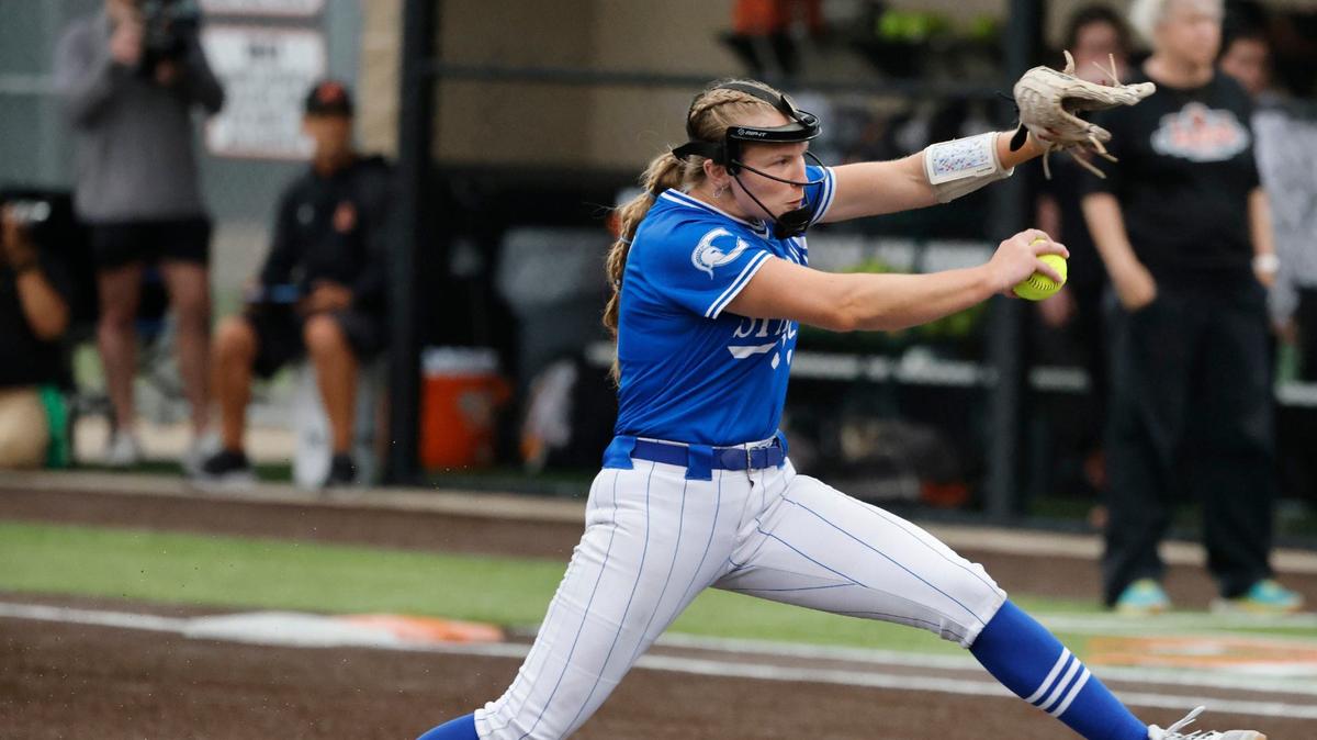 Centennial pitcher Bailey Lindemuth is the 2024 Fort Worth area Player of the Year.