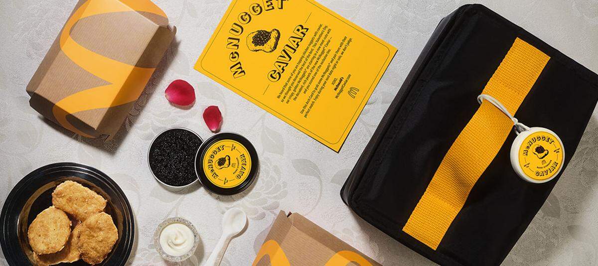McNugget caviar kits will be available for online order only on Tuesday, Feb. 10.