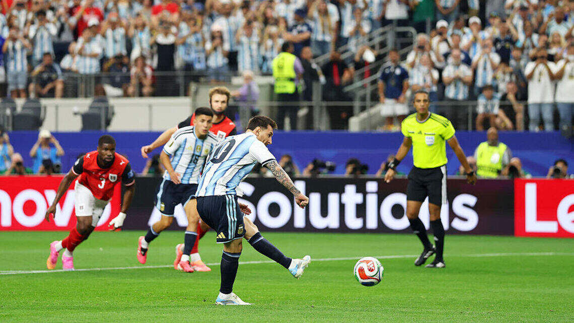 FIFA Fan Fest erupts to watch Lionel Messi and Argentina