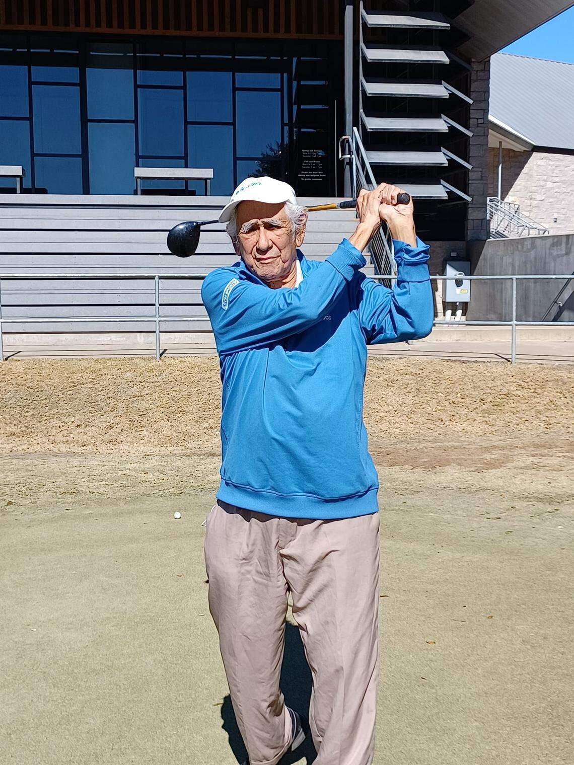 Tony Arredondo at Rockwood Golf Course in February 2022.