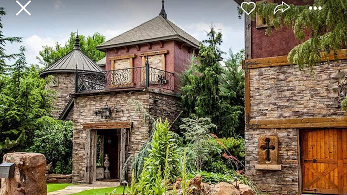 The exterior of a home for sale in Norman, Oklahoma, for $1.499 million.