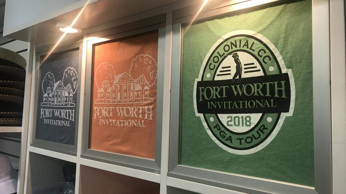 For one year, the PGA Tour's event in Fort Worth at Colonial Country Club will feature just the name of the city. The merchandise figures to move briskly.
