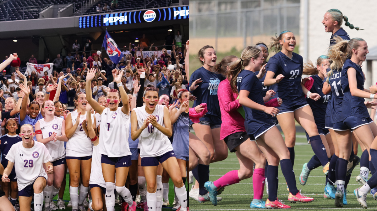 Grapevine girls soccer (left) and Keller girls soccer (right) will aim for state championships Friday and Saturday, respectively, in Georgetown.