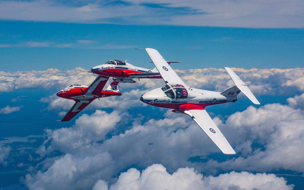 Canadian Forces Snowbirds will perform Oct. 13-14 at the Bell Fort Worth Alliance Air Show.