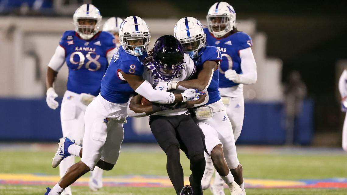 TCU freshman RB Zach Evans had his first career 100-yard game at Kansas on Saturday.