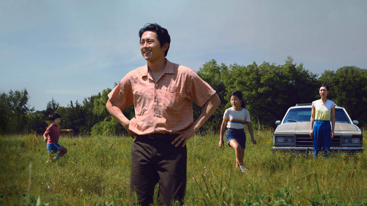 Steven Yeun stars in “Minari,” a touching drama tracking the emotional journey of a Korean immigrant family in Arkansas.