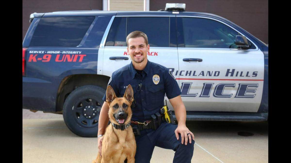 Luka “Dogcic” and North Richland Hills Officer Matt Boyd are the new crime-fighting duo in Northeast Tarrant County.