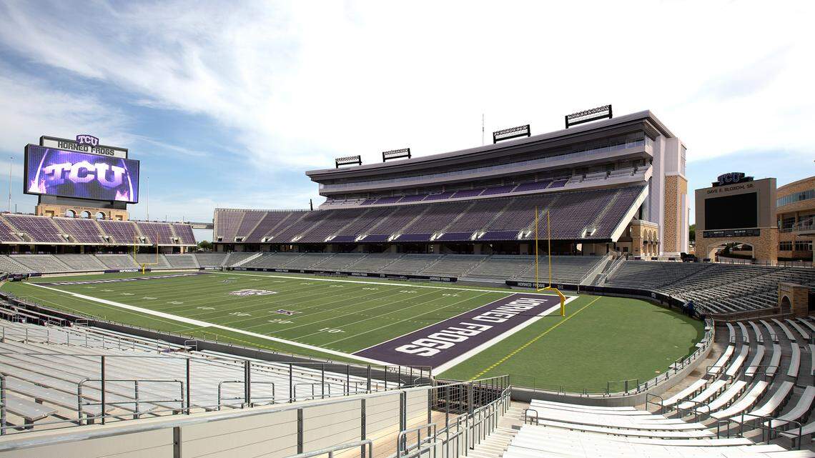 TCU director of intercollegiate athletics Jeremiah Donati has announced that construction is set to begin, with completion in time for the 2019 season, on the $100 million premium seating expansion of Amon G. Carter Stadium.