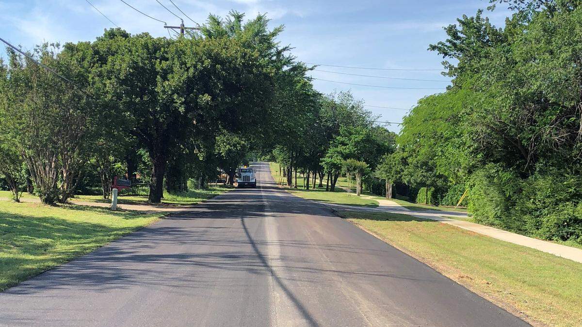 Bluebonnet Road was one of four streets to receive repairs through a joint project between Colleyville and Tarrant County.