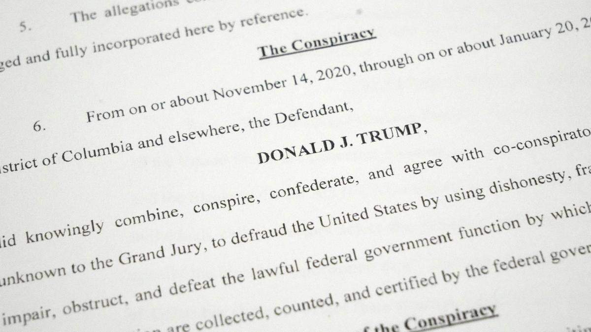 Former President Donald Trump was indicted on four charges in the United States District Court for the District of Columbia on Aug. 1, 2023, in relation to interference in 2020 election. The indictment charged Trump with Conspiracy to Defraud the United States, Conspiracy to Obstruct an Official Proceeding, Obstruction of and attempt to Obstruct an Official Proceeding, and Conspiracy Against Rights.