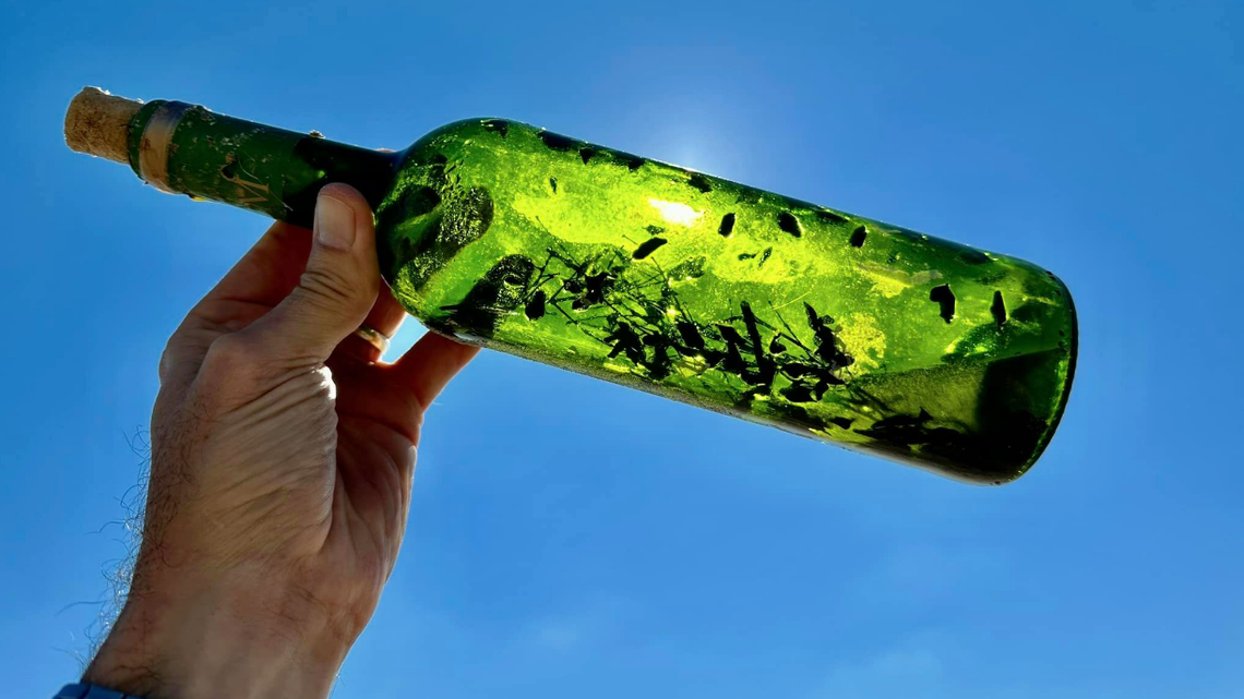 Witch bottles are being found on Texas beaches by the Harte Research Institute for Gulf of Mexico Studies, but not necessarily opened.