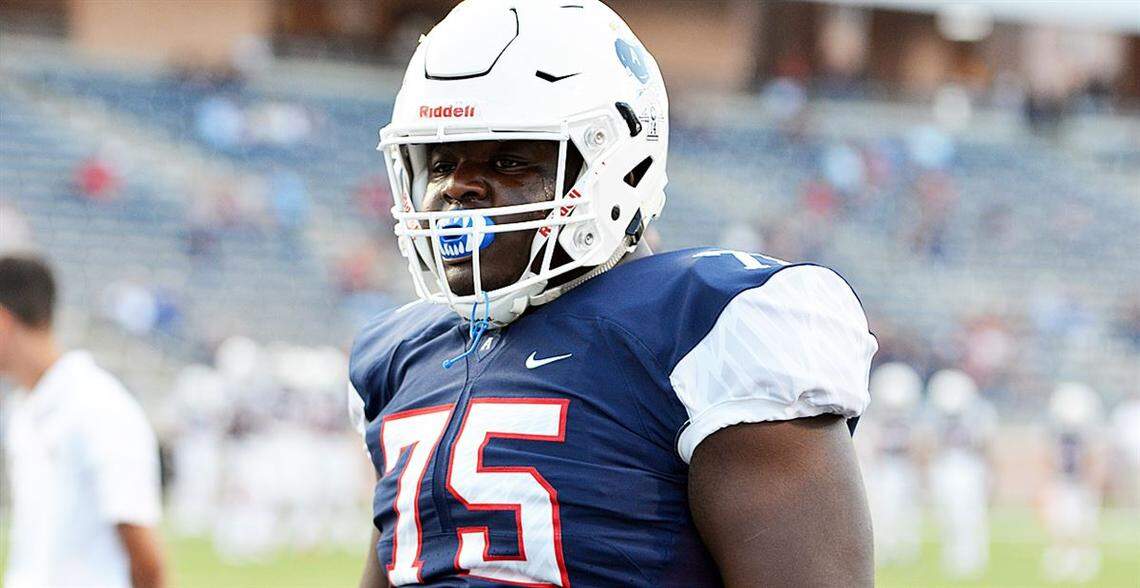 Four-star offensive linemen EJ Ndoma-Ogar (Allen, Texas) holds 39 scholarship offers, including 34 from Power Five schools. He's projected to commit to Oklahoma, according to 247Sports.