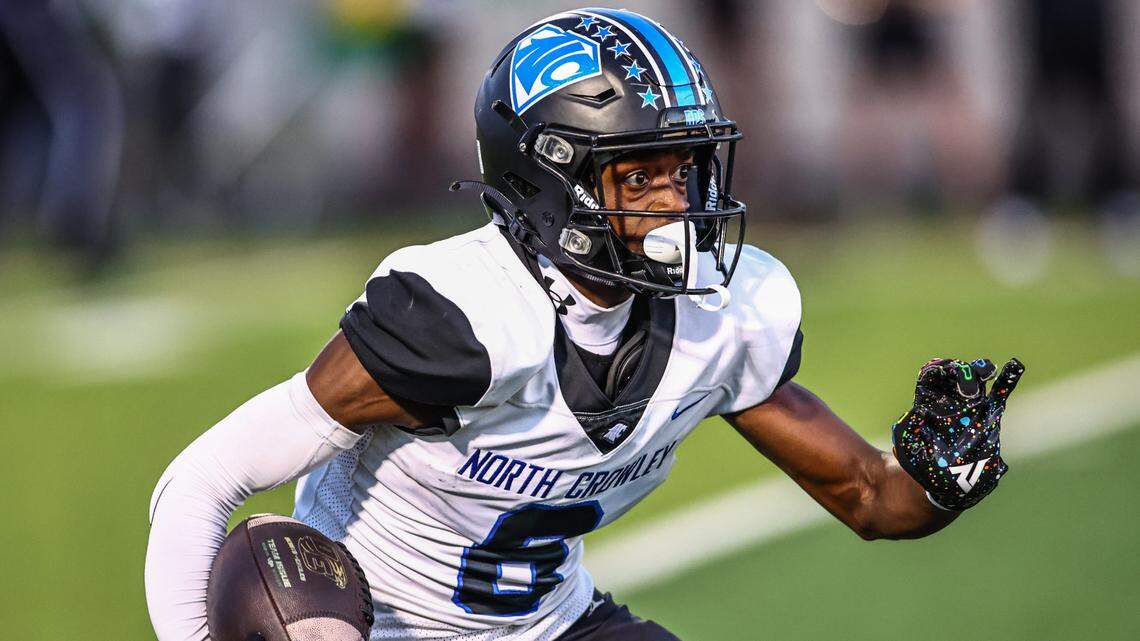 North Crowley receiver Quentin Gibson is a nominee for the Star-Telegram player of the week.