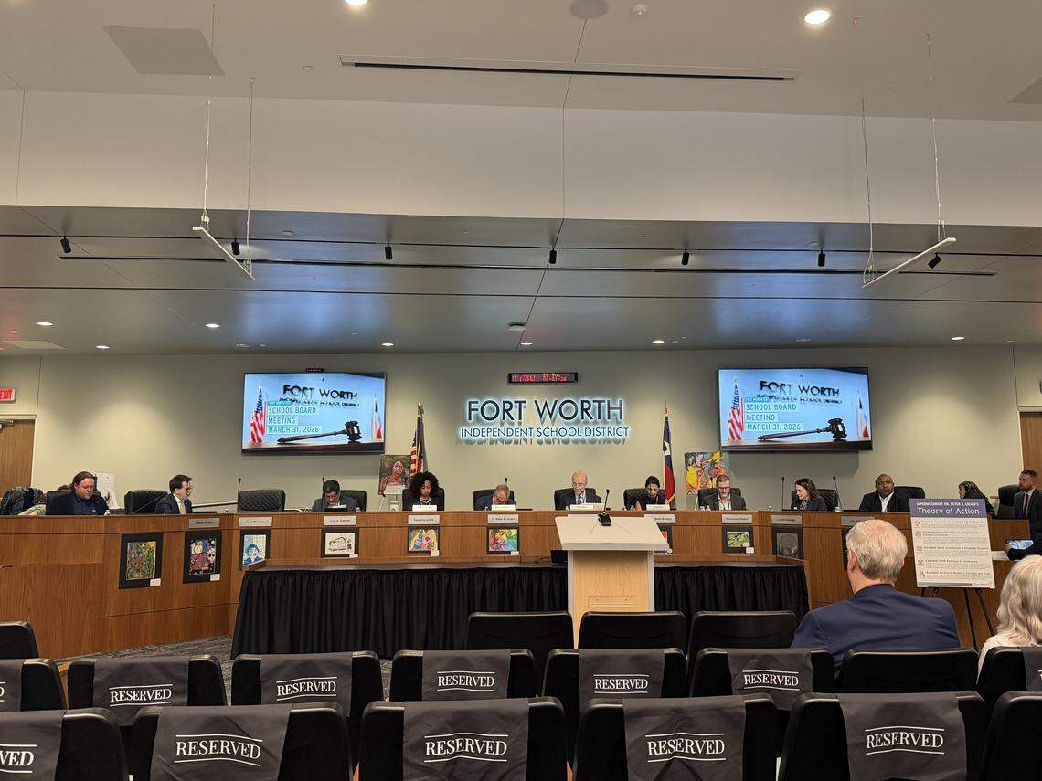 Fort Worth ISD held its first meeting with its new state-appointed Board of Managers on Tuesday evening, March 31, 2026.