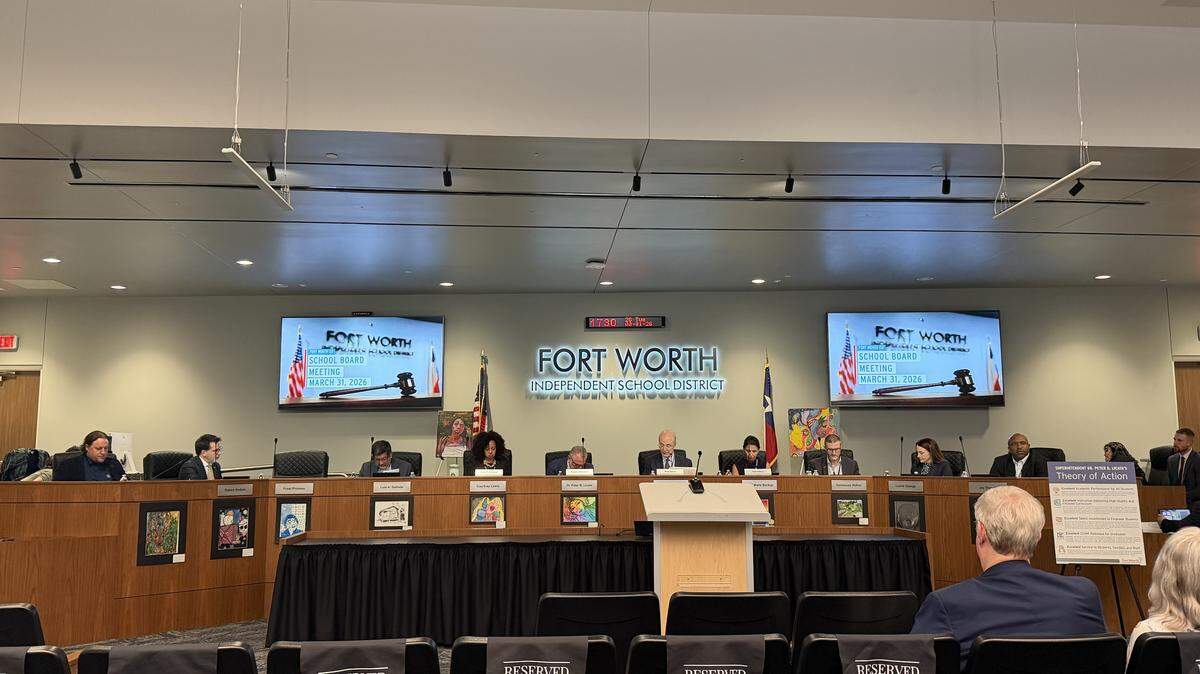 Fort Worth ISD held its first meeting with its new state-appointed Board of Managers on Tuesday evening, March 31, 2026.