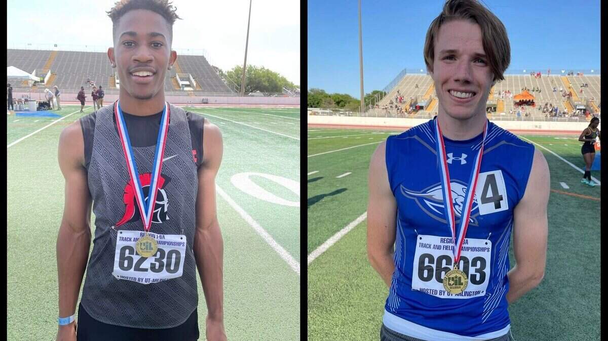 Euless Trinity’s Damarion Dean and Weatherford’s Bryson Crippen won regional events and are headed to the UIL state track and field meet in Austin.